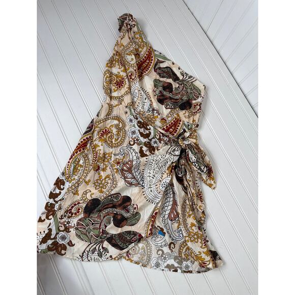 NWT Cupshe Cover Up - Paisley One-Shoulder & Plunging Twist Vacay Bundle Sz M - Picture 6 of 8